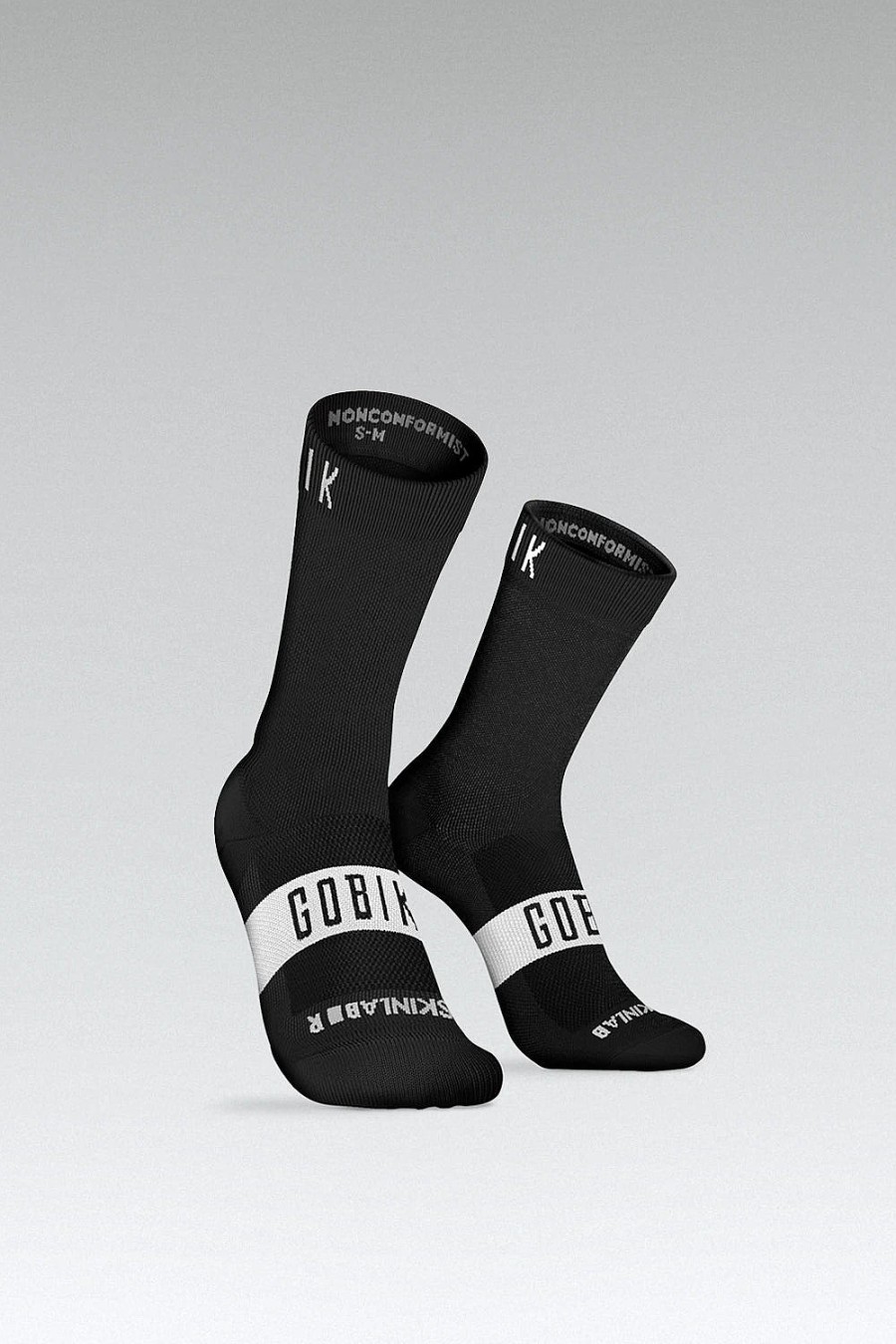 Online Pure Black Socks